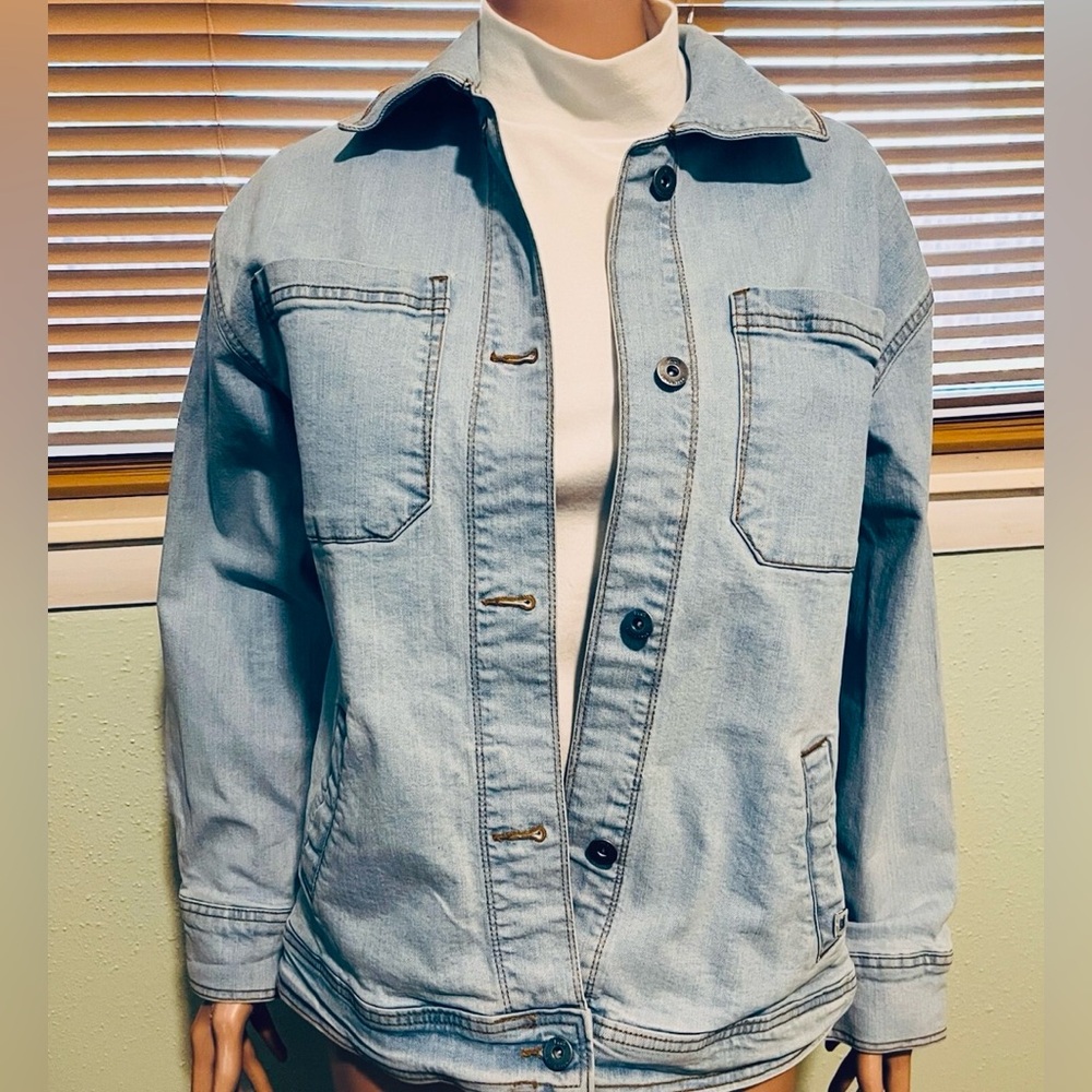 Vans Men's Light Gray Denim Jacket